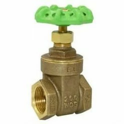 Flash Sale 🎉 Matco-Norca 514LF 3/8 in. Brass and Cast Iron Full Port Threaded Gate Valve 🔔