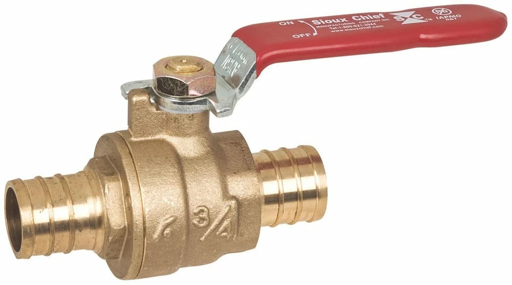 Best deal ๐ฅฐ Sioux Chief 648 Series 1 in. Brass Standard Port F1807 600# Ball Valve ๐