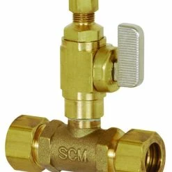 Outlet ❤️ Sioux Chief Add-A-Line™ 5/8 x 1/4 in. Brass OD Compression Valve Tee 😉