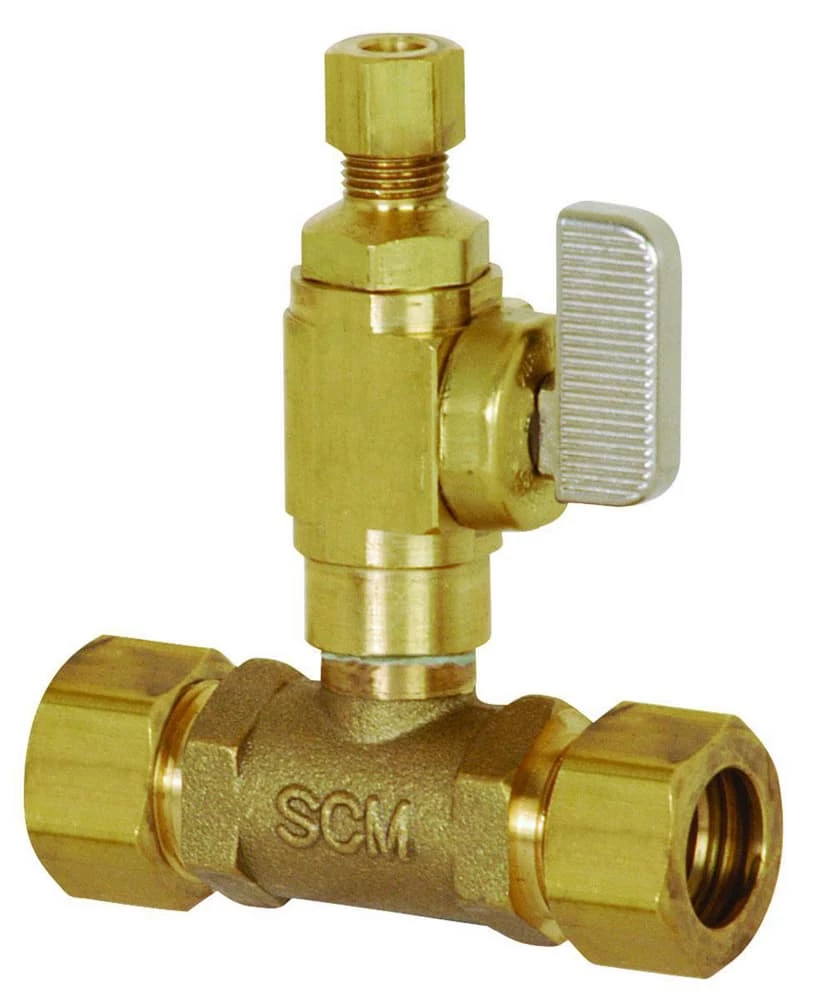 Outlet ❤️ Sioux Chief Add-A-Line™ 5/8 x 1/4 in. Brass OD Compression Valve Tee 😉