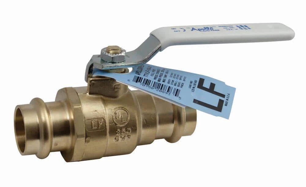 Cheapest 👍 Apollo® Press 77VLF Series 3 in. Brass Full Port Press Ball Valve 👍