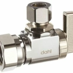 Deals 🤩 Dahl Valve Mini-Ball™ 5/8 x 1/4 in. OD Compression Loose Key Angle Supply Stop Valve in Rough Brass 😀