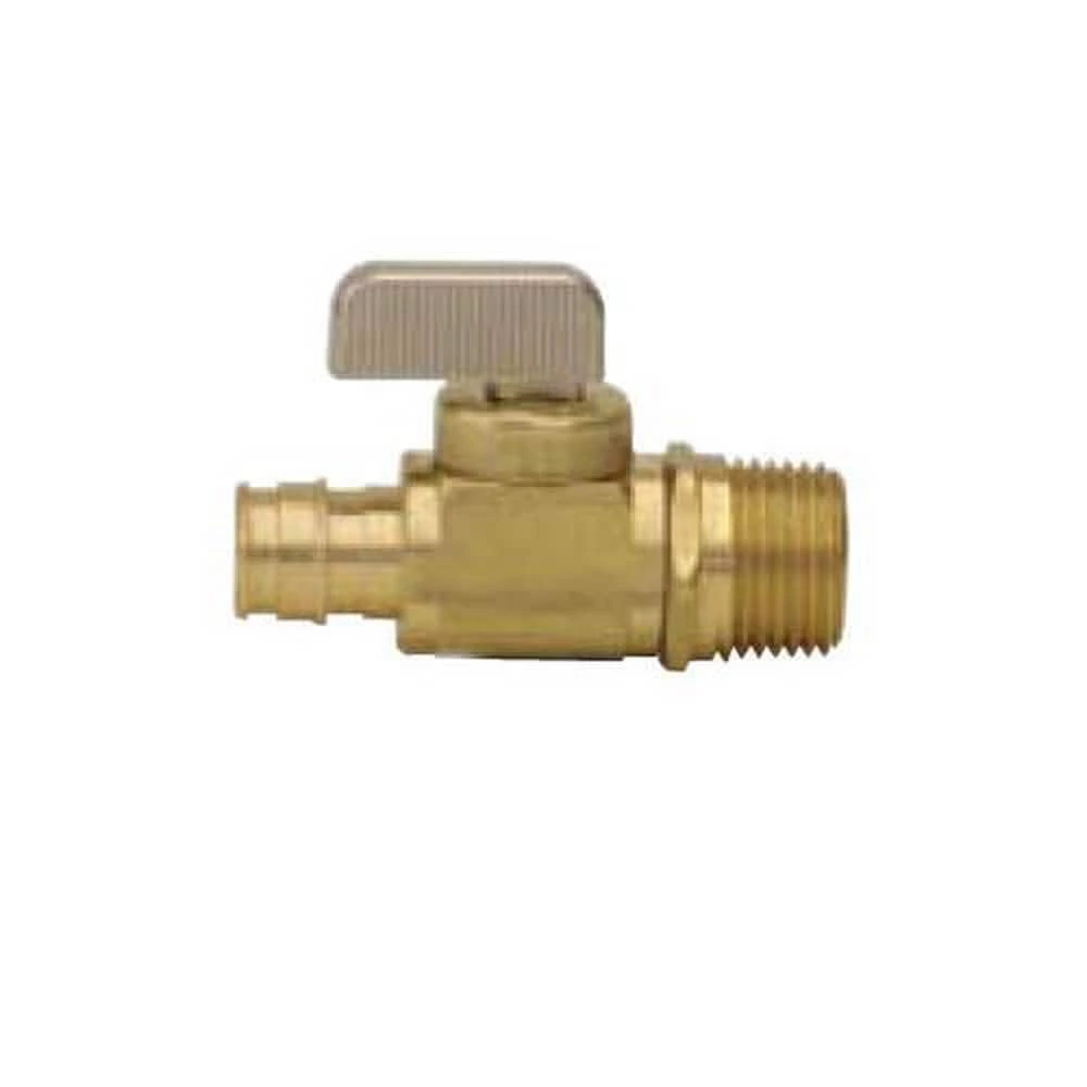 Best Sale 😀 Uponor ProPEX® 1/2 in. Brass Full Port F1960 x MNPT 250# Ball Valve 🎁