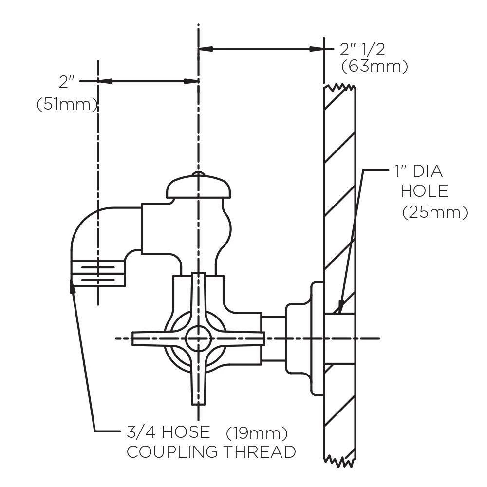 Outlet ⭐ Speakman Commander® 1/2 in x 3/4 in. Brass FNPT x Hose Hose Bibb 🥰 - Image 2
