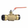 Budget ⭐ SharkBite® 2XL 1-1/4 in. Brass Full Port Push 200# Ball Valve 👏