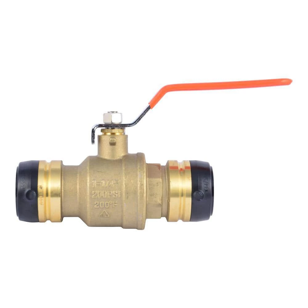 Budget ⭐ SharkBite® 2XL 1-1/4 in. Brass Full Port Push 200# Ball Valve 👏 - Image 3