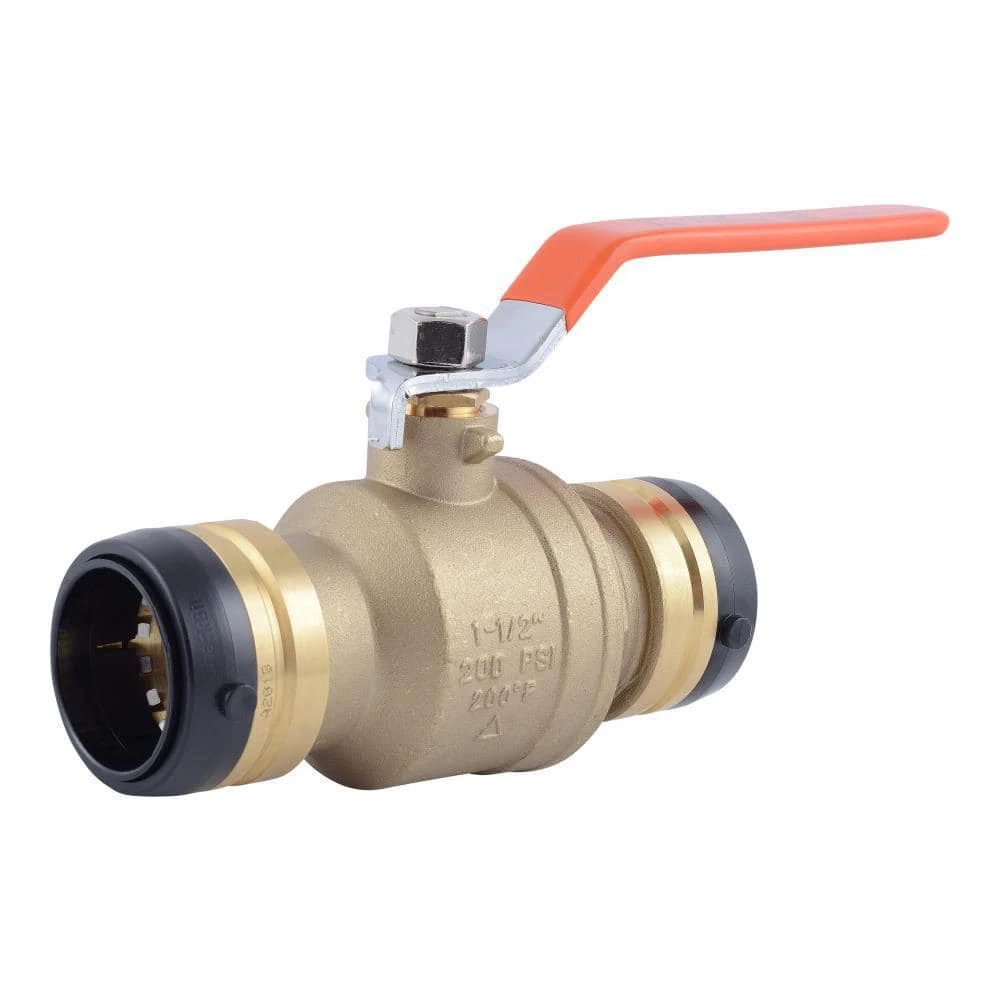 Brand new 🔔 SharkBite® 1-1/2 in. DZR Brass Push 200# Ball Valve 👍