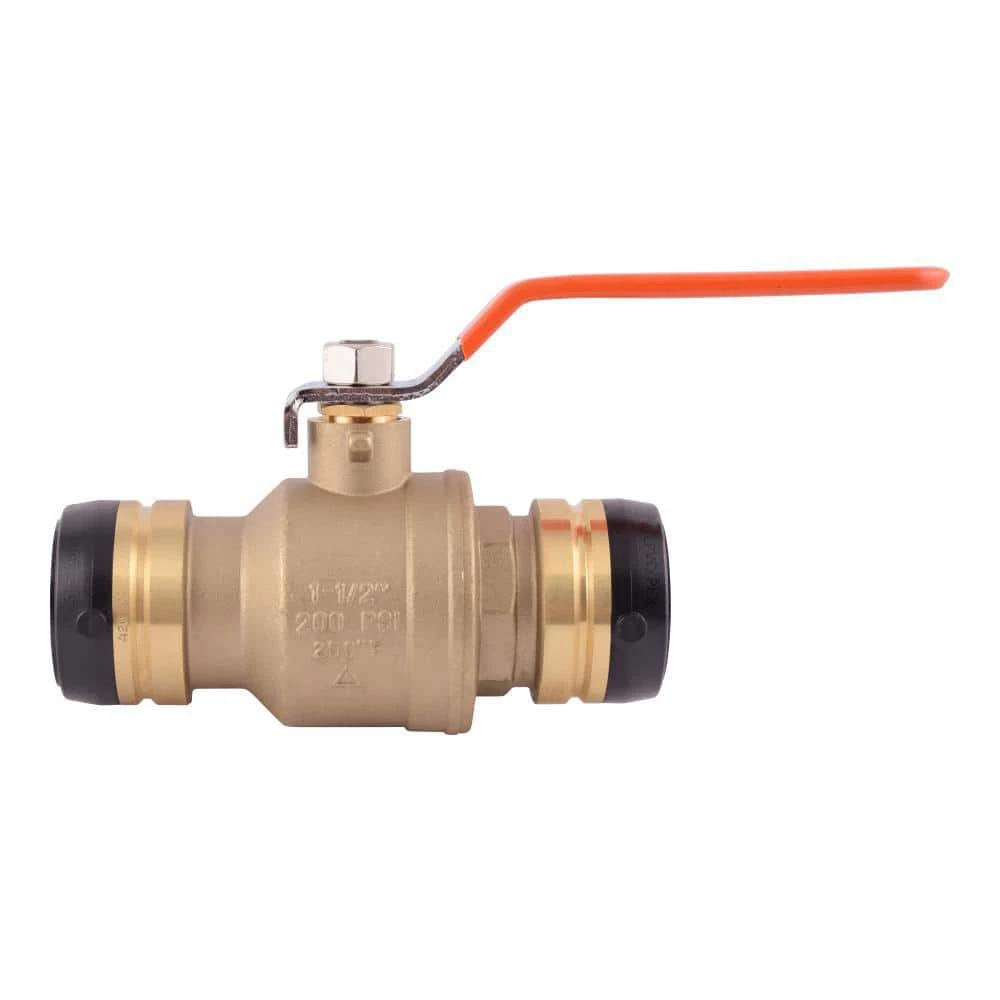 Brand new 🔔 SharkBite® 1-1/2 in. DZR Brass Push 200# Ball Valve 👍 - Image 2