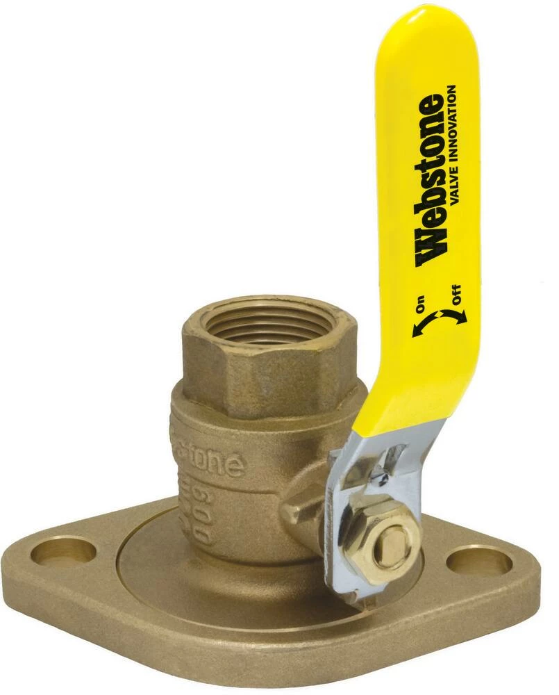 Outlet 😍 Webstone Company Isolator® 1 in. IPS Brass Full Port Isolator Ball Valve with Tee Handle 🥰