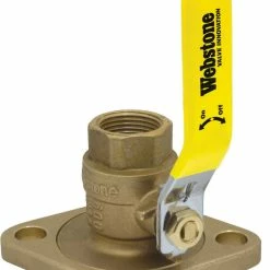 Best Pirce 😍 Webstone Company Isolator® 1-1/2 in. IPS Brass Full Port Isolator Ball Valve with Tee Handle 🎁
