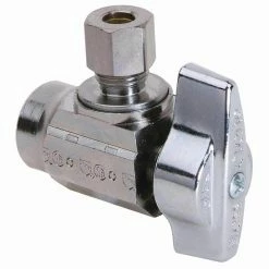 Coupon 🛒 BrassCraft KTR09X Series 1/2 x 1/4 in. Sweat x OD Compression Lever Handle Angle Supply Stop Valve in Chrome Plated 🔥