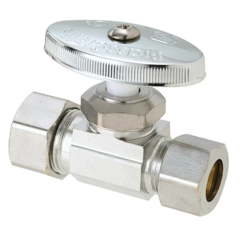 Deals โ๏ธ BrassCraft OCR39 Series 1/2 in. OD Compression Knurled Oval Handle Angle Supply Stop Valve in Chrome Plated โจ