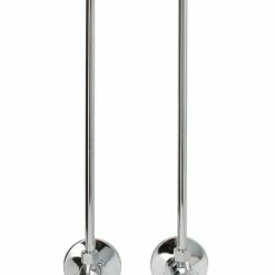 Coupon 🛒 Zurn 1/2 in x 3/8 in Loose Key Handle Angle Supply Stop Valve in Polished Chrome 🔔