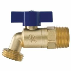Brand new 💯 NIBCO QT56X 3/4 in. Brass Male Thread x Hose No Kink Hose Bibb ❤️