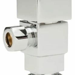 Best reviews of 😉 Signature Hardware 5/8 x 3/8 in. Compression Square Angle Supply Stop Valve in Polished Chrome 😀