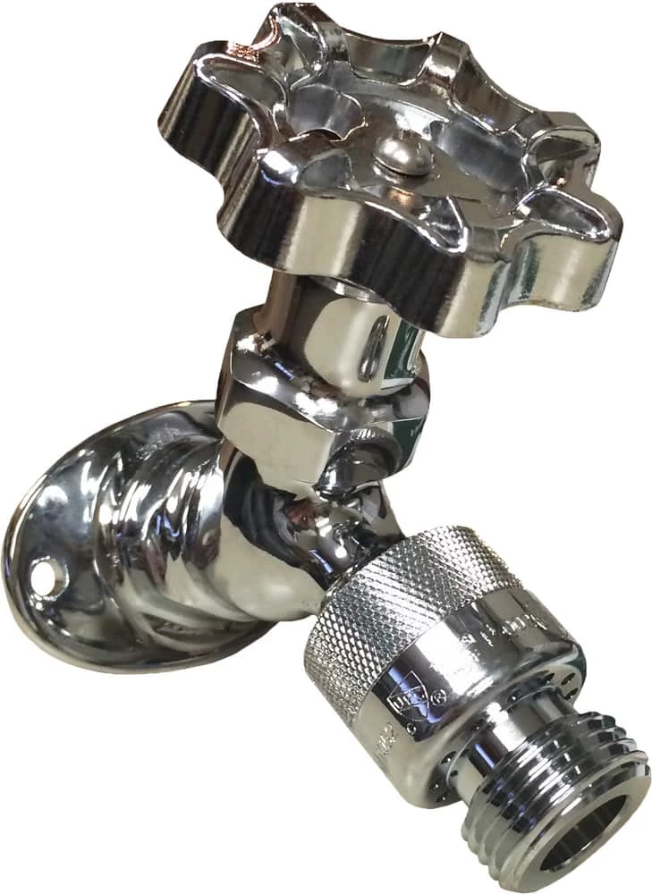 Promo 🥰 Prier Products C-155 1/2 in. Angle Sillcock Faucet Chrome 🤩