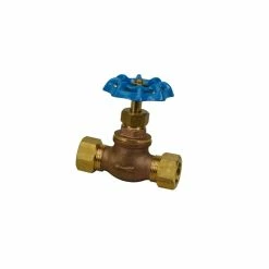 Best Sale 🥰 PROFLO® 1/2 in. Compression Wheel Straight Supply Stop Valve 😀