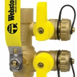 Best deal ⌛ Webstone Company Pro-Pal Series® Purge and Fill™ 1 in. Brass Full Port Sweat 600# Ball Valve 🎉