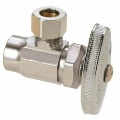 Top 10 🌟 BrassCraft R19 Series 1/2 x 3/8 in. Sweat x OD Compression Knurled Oval Handle Angle Supply Stop Valve in Chrome Plated 🤩