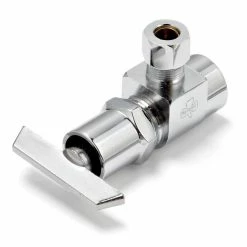 Best reviews of 😉 McGuire Manufacturing 1/2 x 3/8 in. IPS x OD Tube Loose Key Angle Supply Stop Valve in Chrome Plated ✨