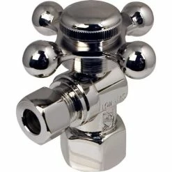 Top 10 😍 Signature Hardware 1/2 x 3/8 in. FIPS x Compression Cross Angle Supply Stop Valve in PVD Polished Nickel 😀