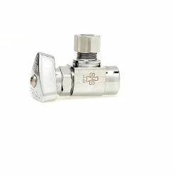 Coupon 😍 McGuire Manufacturing Convertible™ 1/2 x 3/8 in. Sweat x OD Tube Loose Key Angle Supply Stop Valve in Chrome Plated 😀