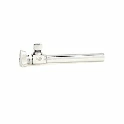 Wholesale 🛒 McGuire Manufacturing Convertible™ 1/2 x 1/4 in. Sweat x OD Tube Loose Key Angle Supply Stop Valve in Chrome Plated 🥰