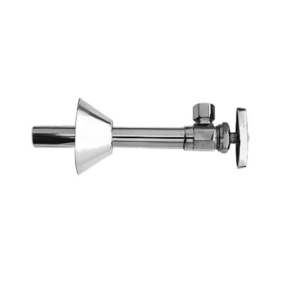 Brand new โญ Brasstech Model 416 1/2 x 3/8 in. Sweat x OD Compression Oval Angle Supply Stop Valve in Polished Nickel - Natural ๐คฉ