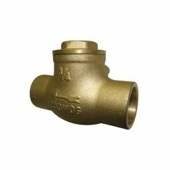 Promo 👏 Red-White Valve 2-1/2 in. Brass Solder Swing Check Valve 😉