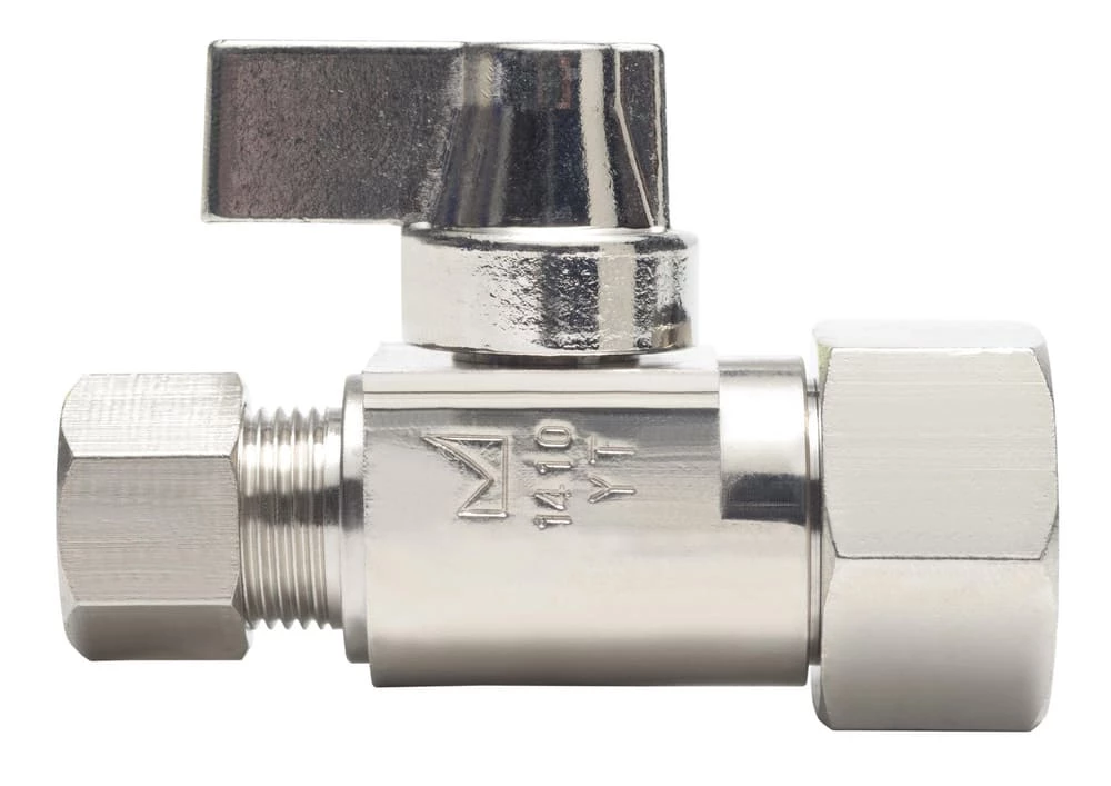 New 🤩 Sioux Chief 129 Series 1/2 in x 3/8 in Lever Handle Straight Supply Stop Valve in Chrome Plated 🧨