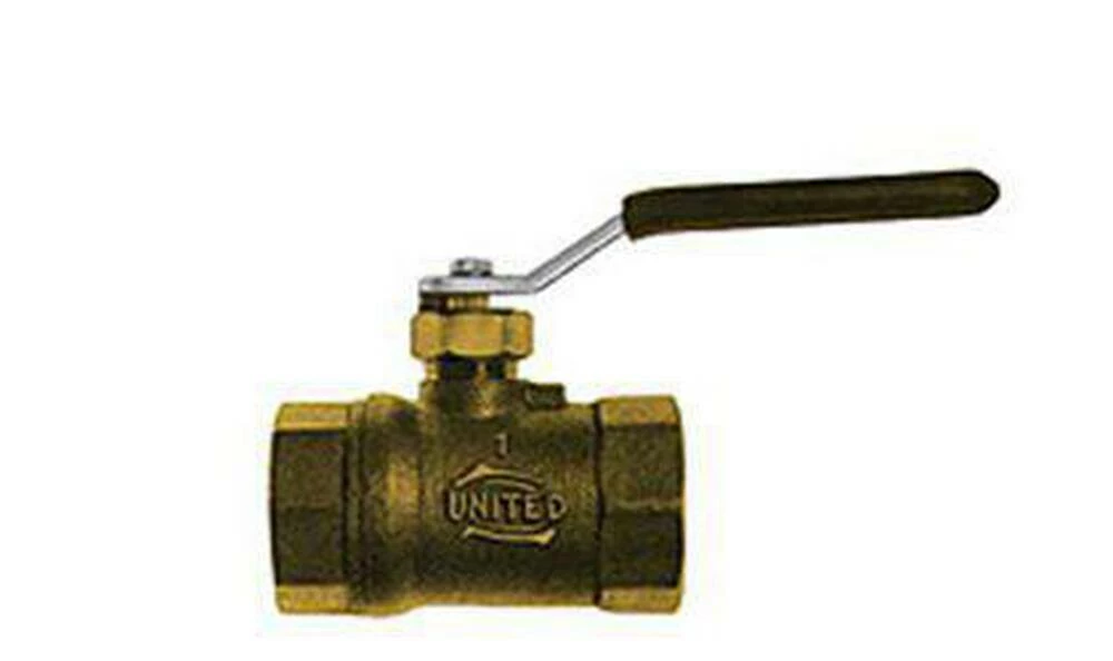 Promo ⭐ United Brass Works Model 80 1 in. Brass Full Port Female Threaded 200# Ball Valve 🎁