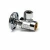 Cheap ✔️ McGuire Manufacturing 1/2 x 3/8 in. Sweat x OD Tube Wheel Angle Supply Stop Valve in Chrome Plated ⌛