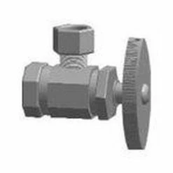 Hot Sale ✨ BrassCraft 1/2 x 3/8 in. FIPS x OD Compression Knurled Angle Supply Stop Valve in Rough Brass ⭐