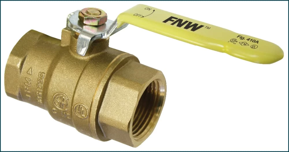 Best Pirce 👍 FNW® 3/4 in. Brass Full Port FIPT 600# Ball Valve 🌟