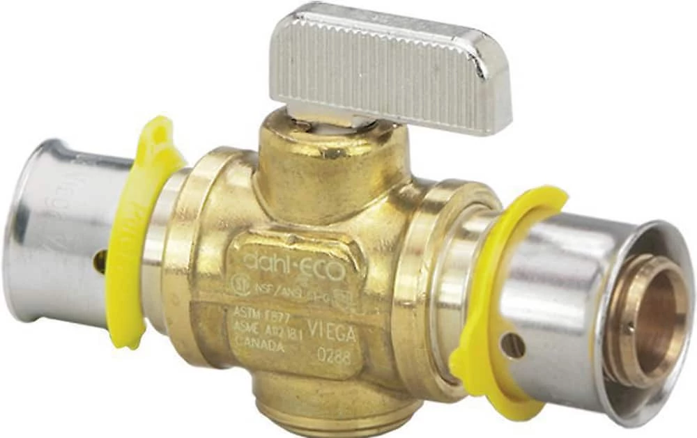 Best reviews of 🤩 Viega PureFlow® 3/8 in. Brass Full Port Press Ball Valve 💯