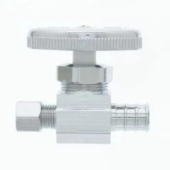 Discount ⭐ Jones Stephens 1/2 x 1/4 in. Barbed x OD Compression Oval Straight Supply Stop Valve in Chrome Plated 😉