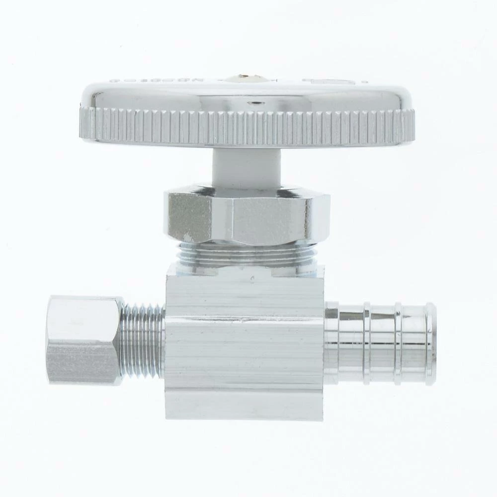 Discount ⭐ Jones Stephens 1/2 x 1/4 in. Barbed x OD Compression Oval Straight Supply Stop Valve in Chrome Plated 😉