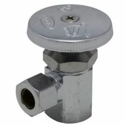 Coupon 🛒 PROFLO® 3/8 in. Male x Compression Oval Straight Supply Stop Valve in Chrome Plated 🥰