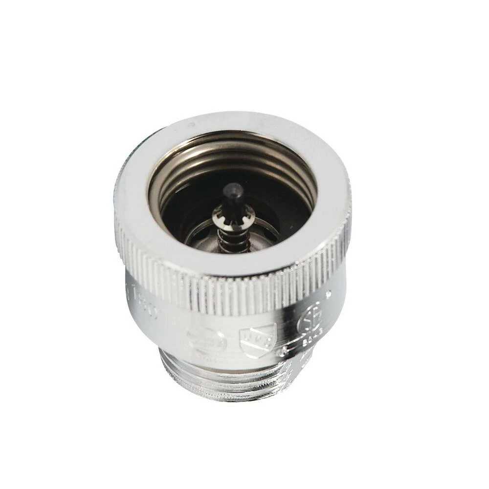 Budget ๐ Watts Series 8 3/4 x 3/4 in. Hose Connector Vacuum Breaker in Chrome โ