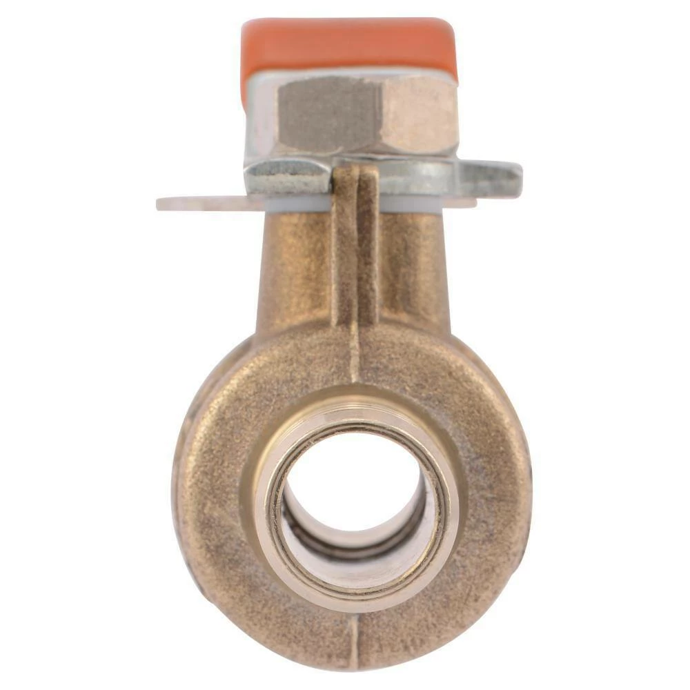 Cheap 👏 SharkBite® 1/2 in. DZR Brass Full Port PEX Barbed 200# Ball Valve 🔥 - Image 2