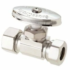 Top 10 👍 BrassCraft O3345 Series 1/2 in. Slip x Compression Knurled Oval Handle Straight Supply Stop Valve in Chrome Plated 🤩