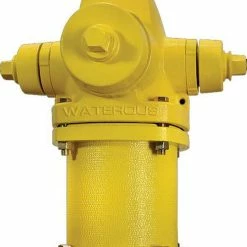 Hot Sale 🎉 American Flow Control Waterous Pacer® Yellow 8 ft. Mechanical Joint Assembled Fire Hydrant 🔔