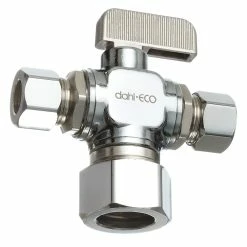 Deals 💯 Dahl Valve Mini-Ball™ 5/8 x 3/8 in. OD Compression Loose Key Angle Supply Stop Valve in Chrome Plated ❤️