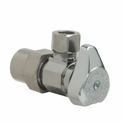 Wholesale ✨ BrassCraft G2PR19X Series 1/2 x 3/8 in. Solvent Weld x OD Compression Angle Supply Stop Valve in Chrome Plated 🔔