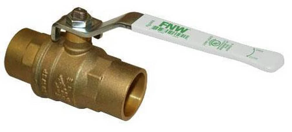 Wholesale ✔️ FNW® Figure X416 1-1/2 in. Full Port 600 WOG Forged Brass Ball Valve with Sweat Ends 😀