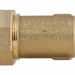 Hot Sale 🛒 Ford Meter Box HHCI33 Style 3/4 in. Brass FNPT x Plain End Check Valve ✔️