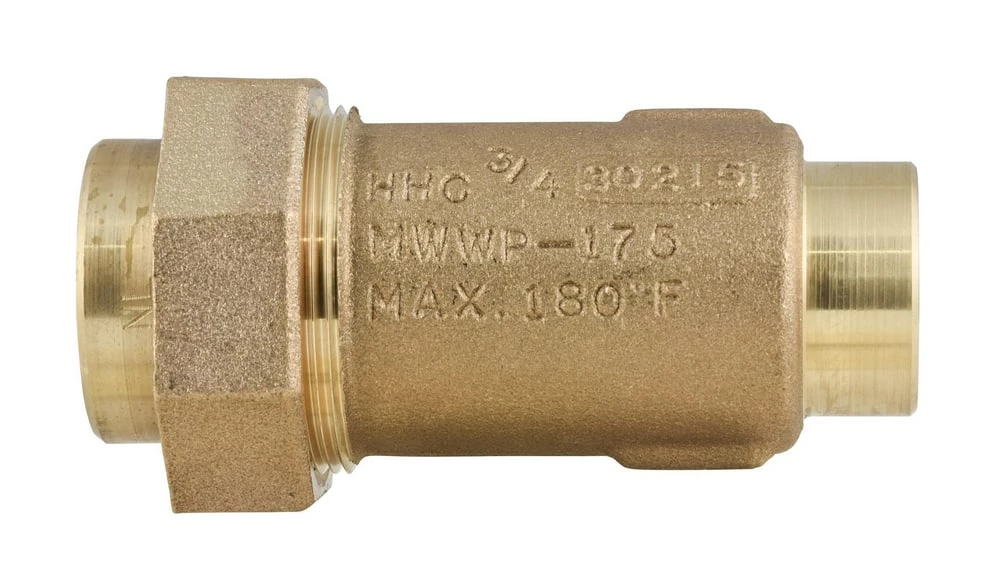 Hot Sale 🛒 Ford Meter Box HHCI33 Style 3/4 in. Brass FNPT x Plain End Check Valve ✔️