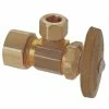 Cheapest 🔔 BrassCraft 1/2 x 3/8 in. Compression x OD Compression Knurled Angle Supply Stop Valve in Rough Brass 🔔