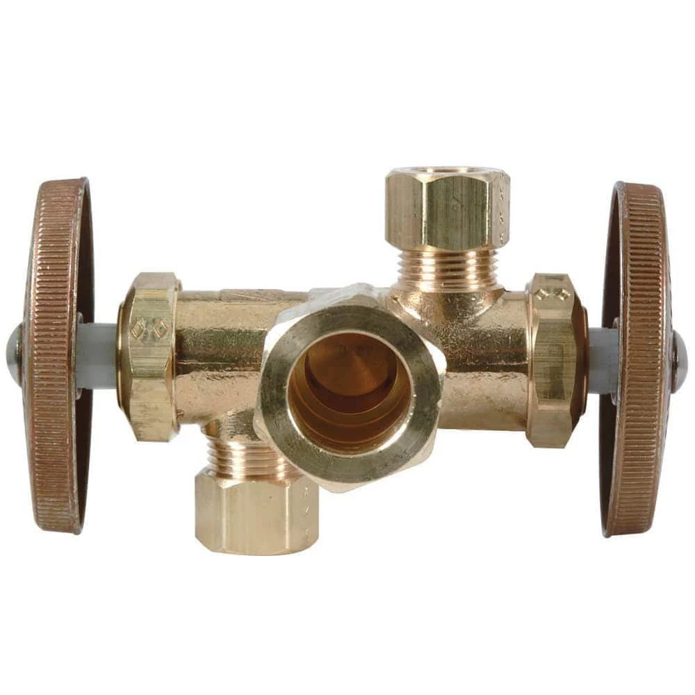 Top 10 ๐ BrassCraft CR1900DV Series 1/2 x 3/8 x 1/4 in. Compression x OD Compression x OD Compression Knurled Oval Handle Angle Supply Stop Valve in Rough Brass ๐งจ