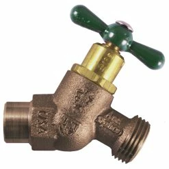 Best Sale 😉 Arrowhead Brass And Plumbing 262LF Series 1/2 x 3/4 in. Bronze Sweat x MGHT No Kink Cross Hose Bibb 😀
